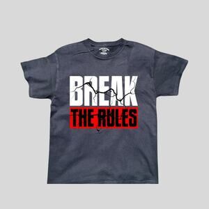 Break The Rules Funny Short Sleeve Cotton Unisex Men Women Tshirt